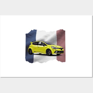 Renault Clio RS France Print Posters and Art